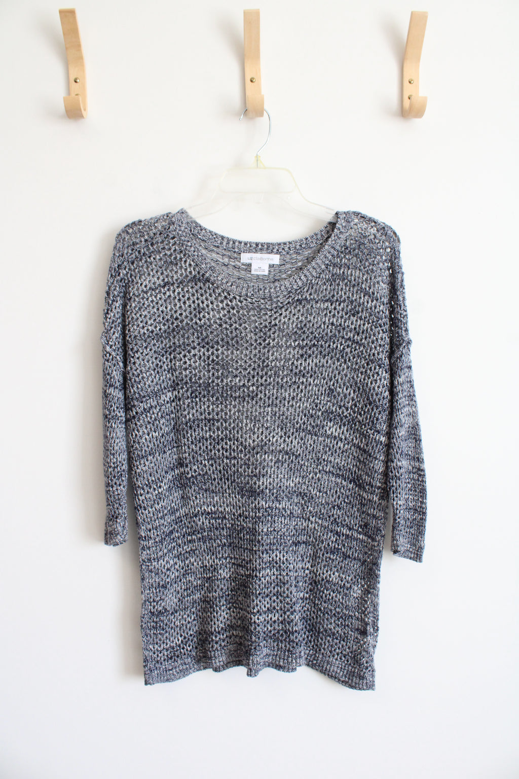 Liz Clairborne Blue Loose Knit Top | M