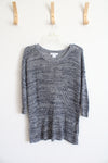 Liz Clairborne Blue Loose Knit Top | M