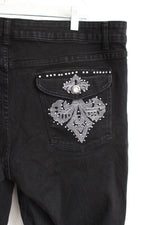 Jack David Black Denim Jeans | 24 Tall