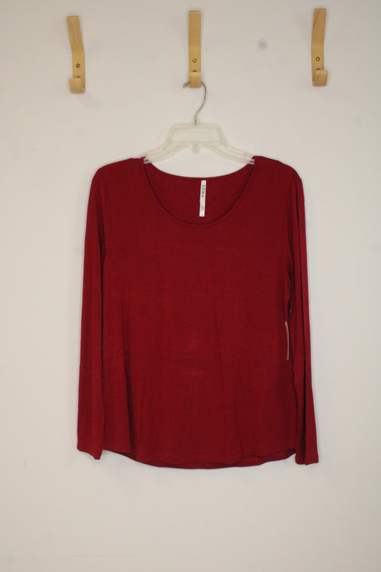NEW Soma Red Long Sleeve Loungewear Shirt | M