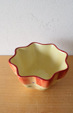 Pfaltzgraff Napoli Hand Painted Scalloped Edge Dip Bowl
