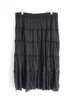 AGB Black Tiered Skirt | L