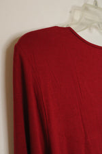 NEW Soma Red Long Sleeve Loungewear Shirt | M