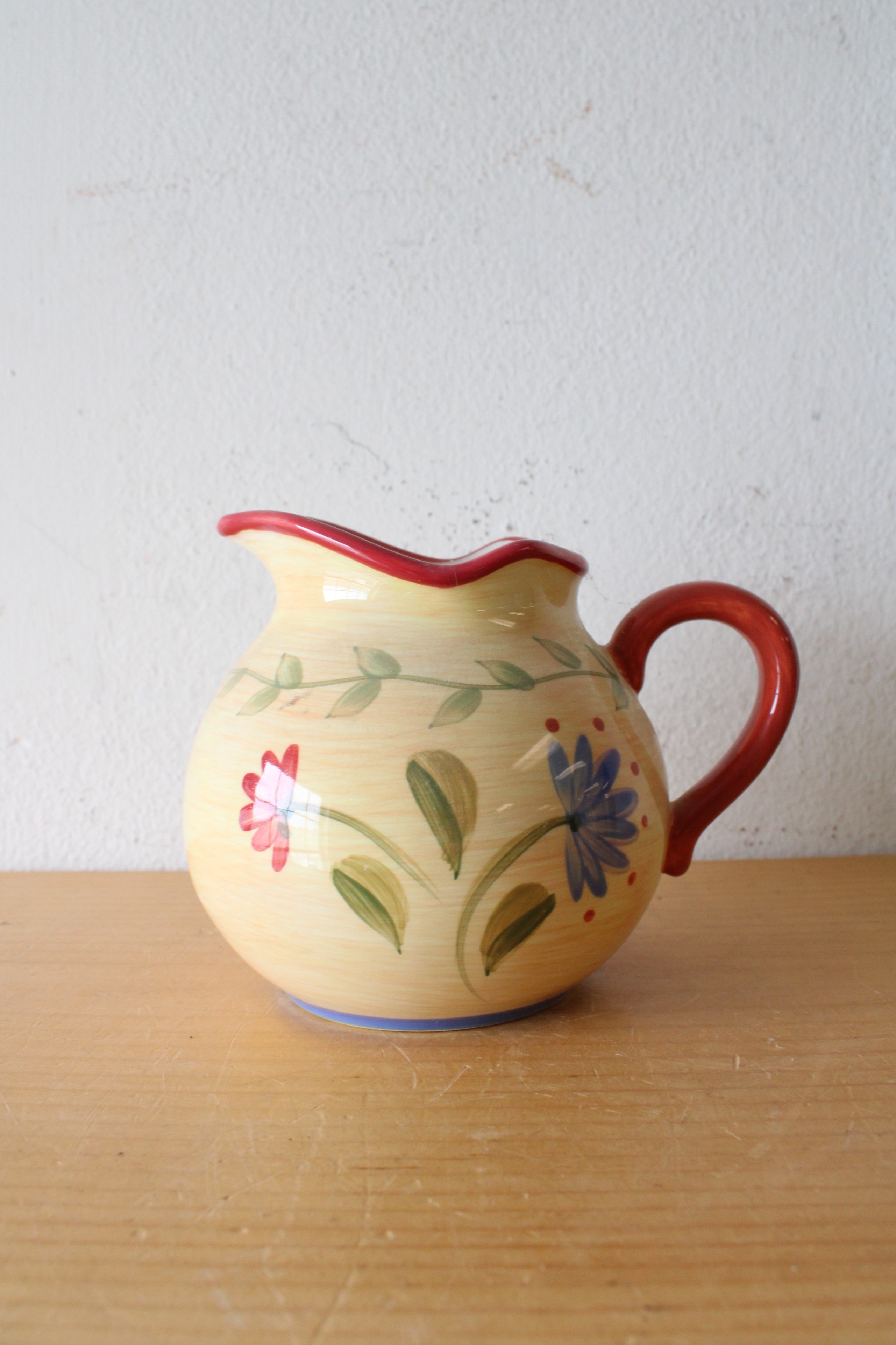 Pfaltzgraff Napoli Hand Painted Ceramic Creamer Pitcher
