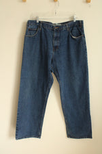 Faded Glory Medium Wash Relaxed Fit Jeans | 38x32