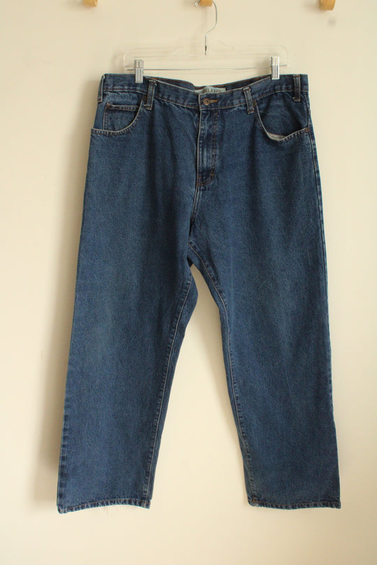 Faded Glory Medium Wash Relaxed Fit Jeans | 38x32