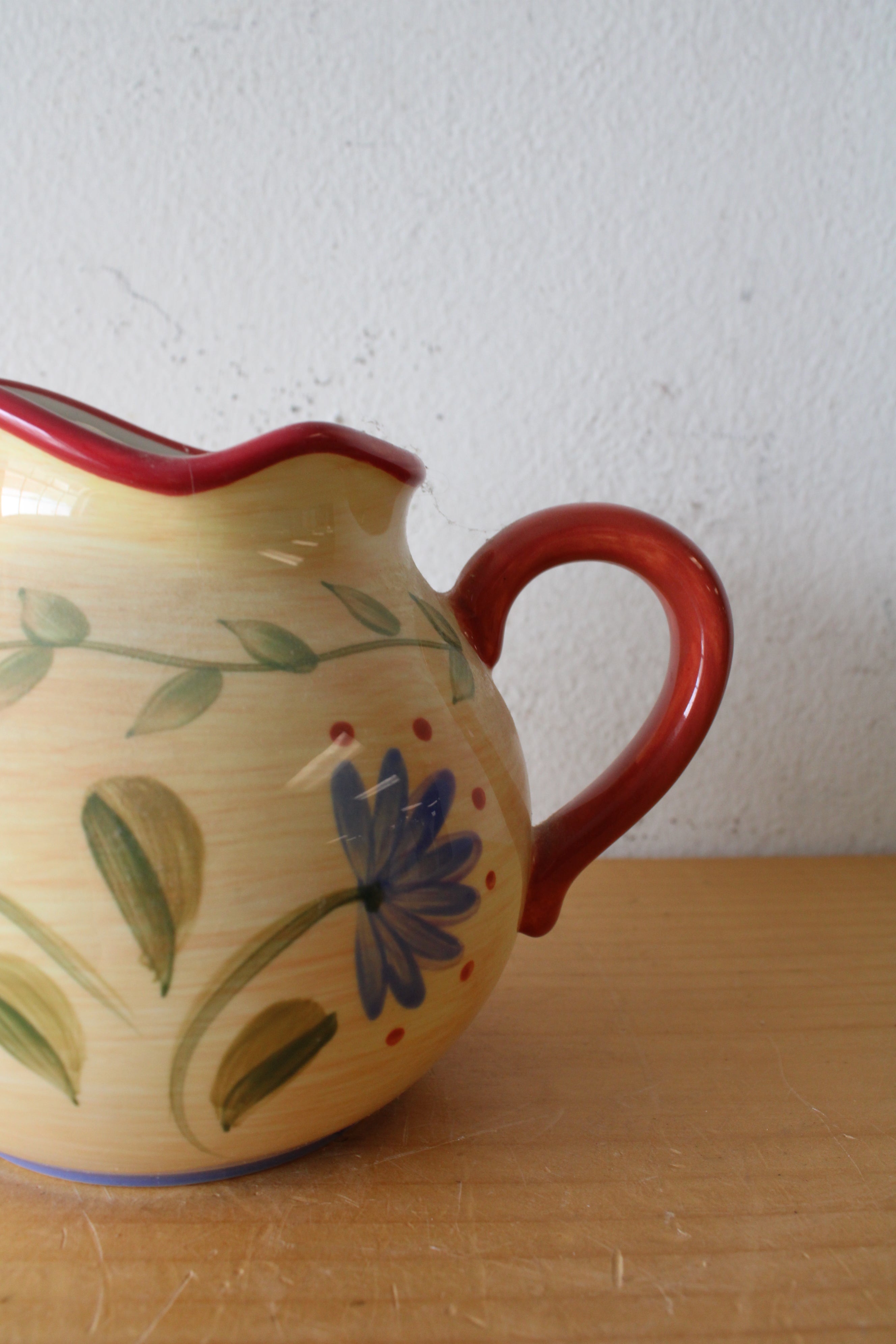 Pfaltzgraff Napoli Hand Painted Ceramic Creamer Pitcher