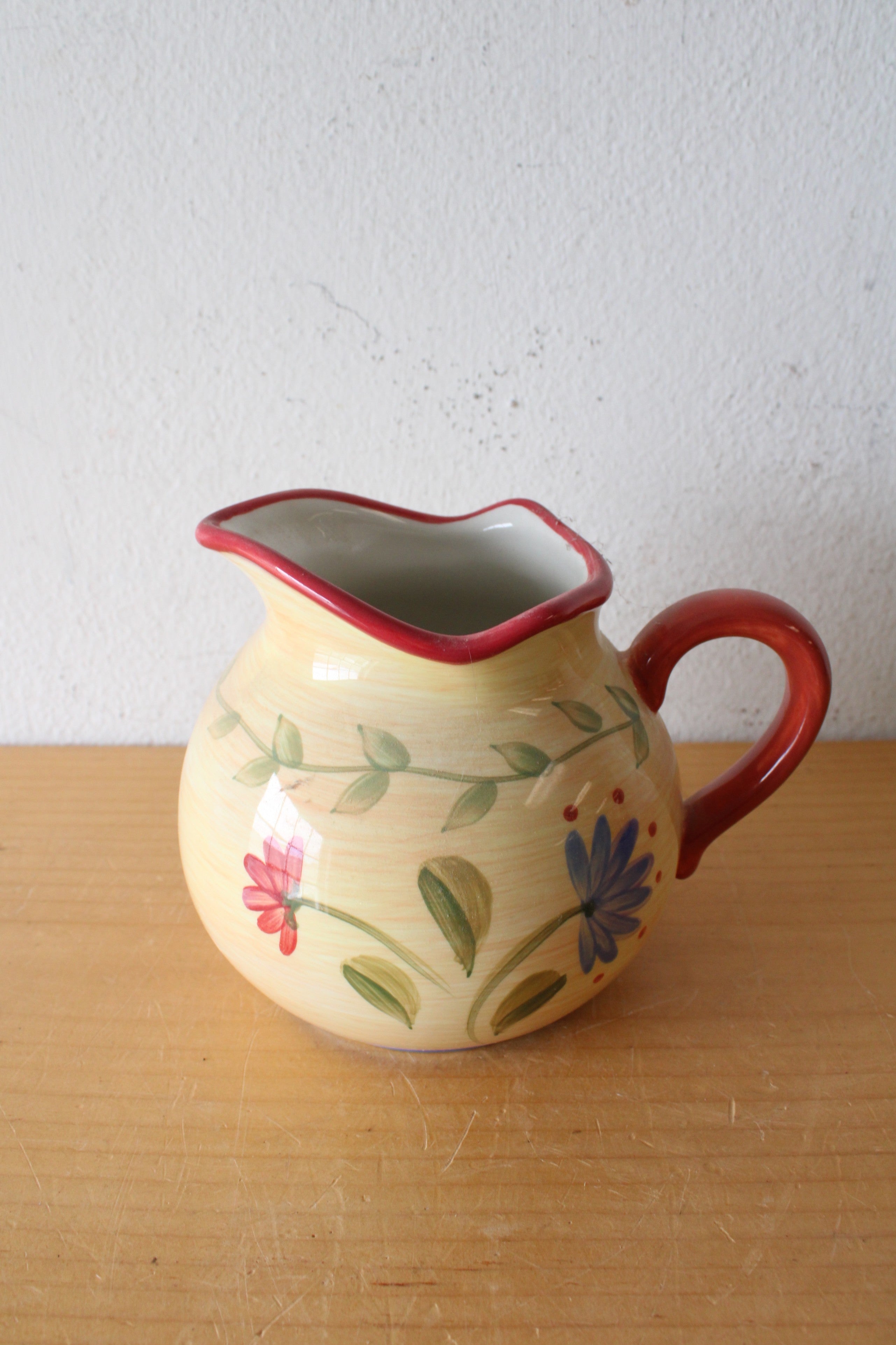 Pfaltzgraff Napoli Hand Painted Ceramic Creamer Pitcher