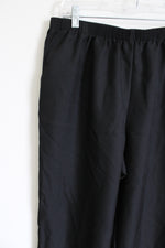 Alfred Dunner Wide Leg Black Dress Pant | 14