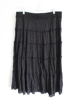 AGB Black Tiered Skirt | L