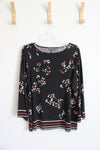 The Limited Black Patterned Top | S