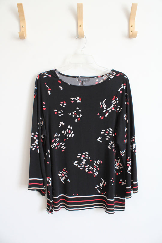 The Limited Black Patterned Top | S