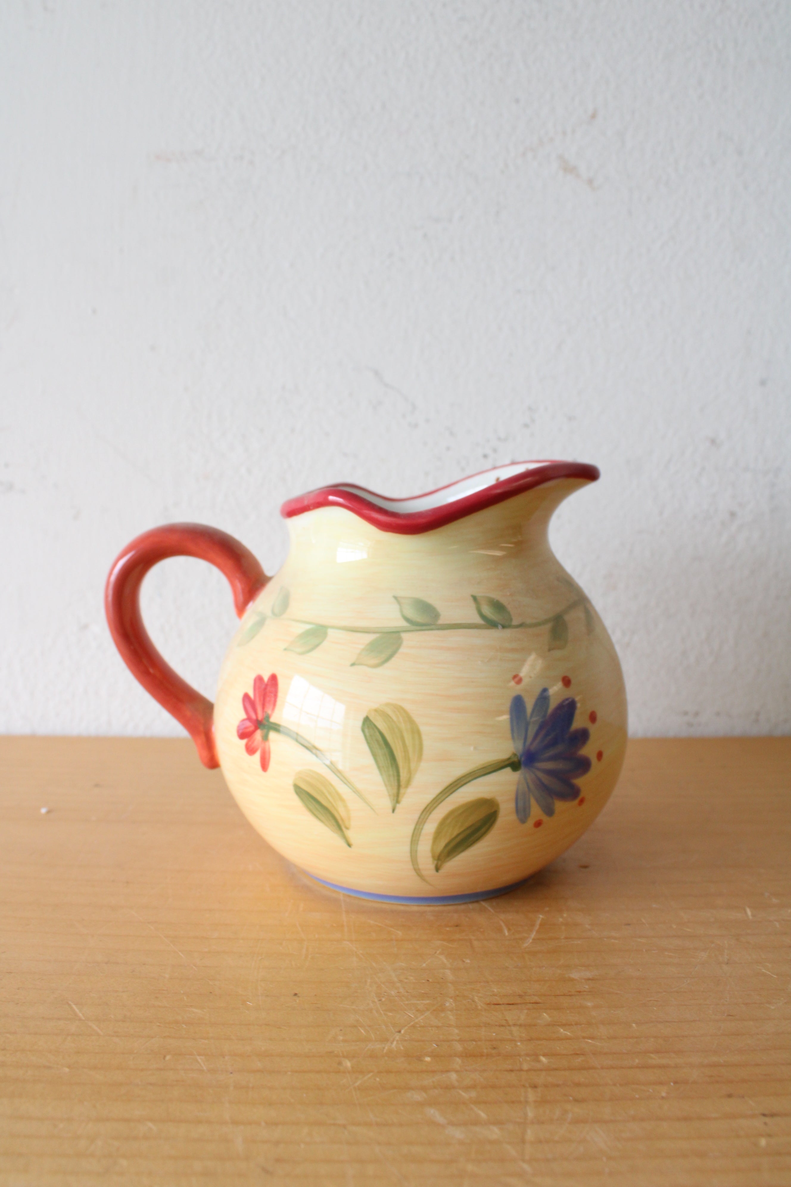 Pfaltzgraff Napoli Hand Painted Ceramic Creamer Pitcher