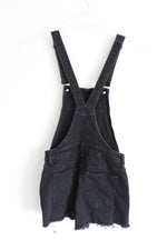 YMI Black Denim Overall Shorts | 1/25