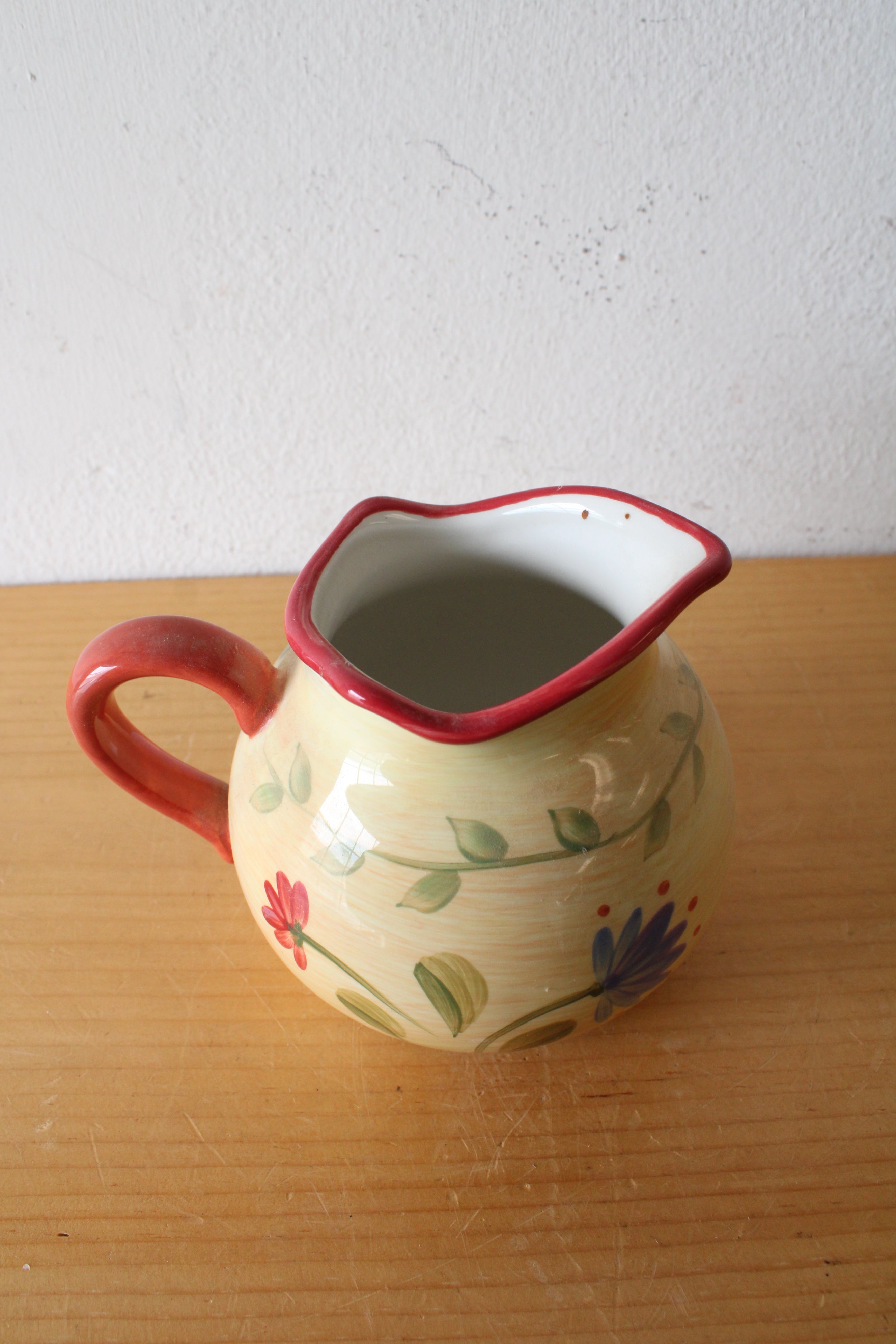 Pfaltzgraff Napoli Hand Painted Ceramic Creamer Pitcher