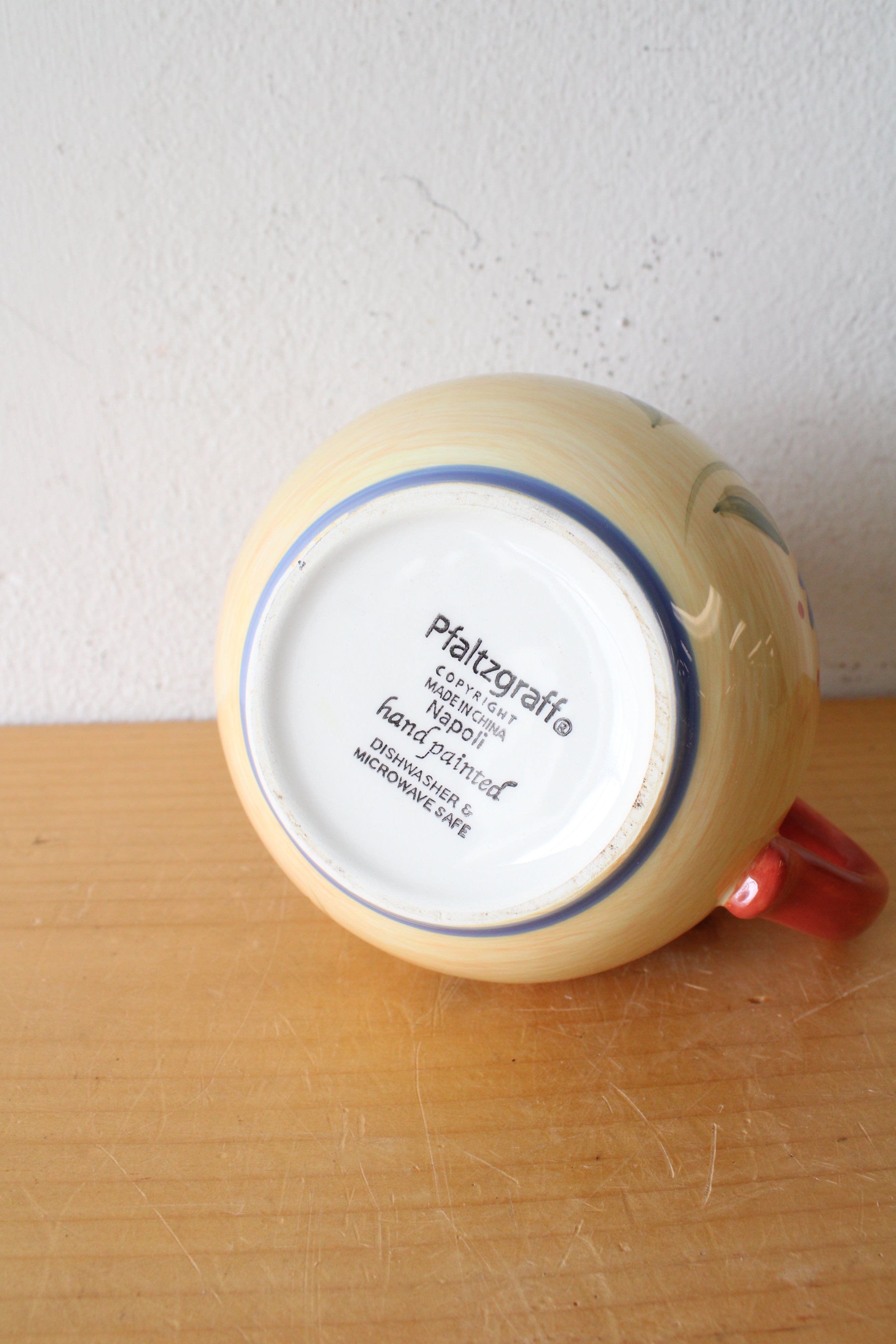 Pfaltzgraff Napoli Hand Painted Ceramic Creamer Pitcher