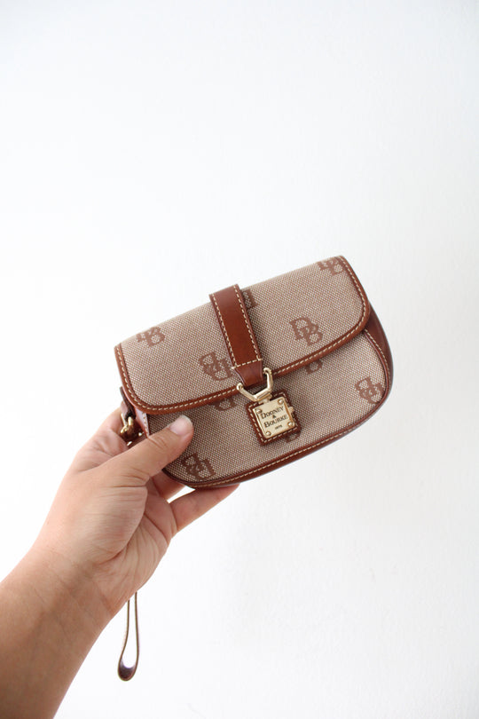 Dooney & Bourke Brown Wristlet