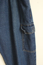 Haband Casual Joe Relaxed Fit Cargo Jeans with Stretch Waistband | 44