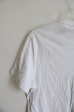 NEW Michael Kors White Logo Cotton Shirt | L