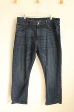 Wrangler Medium Wash Relaxed Fit Jeans | 38x29