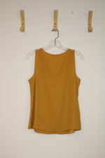 Nine West Mustard Yellow V-neck Dress Tank | S