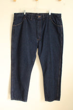 Rustler Dark Wash Relaxed Fit Jeans | 44x30