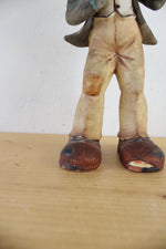 Vintage Thames Hand Painted "Boy With Fiddler" Ceramic Figurine