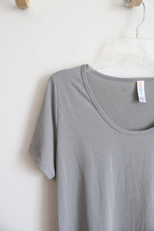 LuLaRoe Gray Tunic Top | M