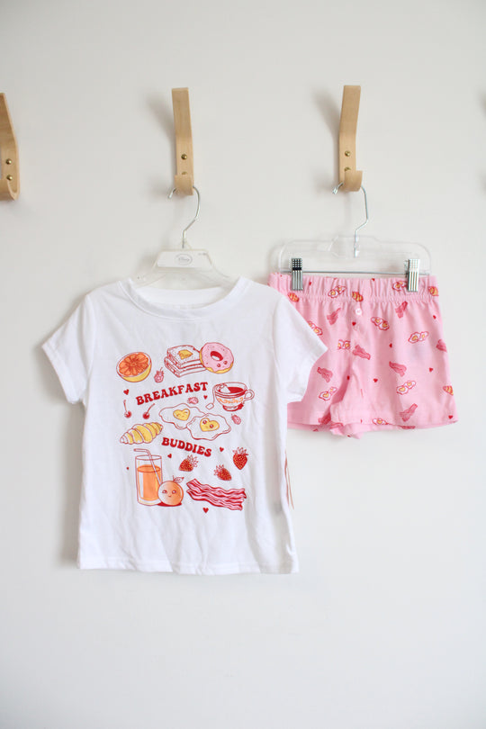 NEW Wonder Nation Breakfast Buddies Pajama Set | Youth XS (4/5)