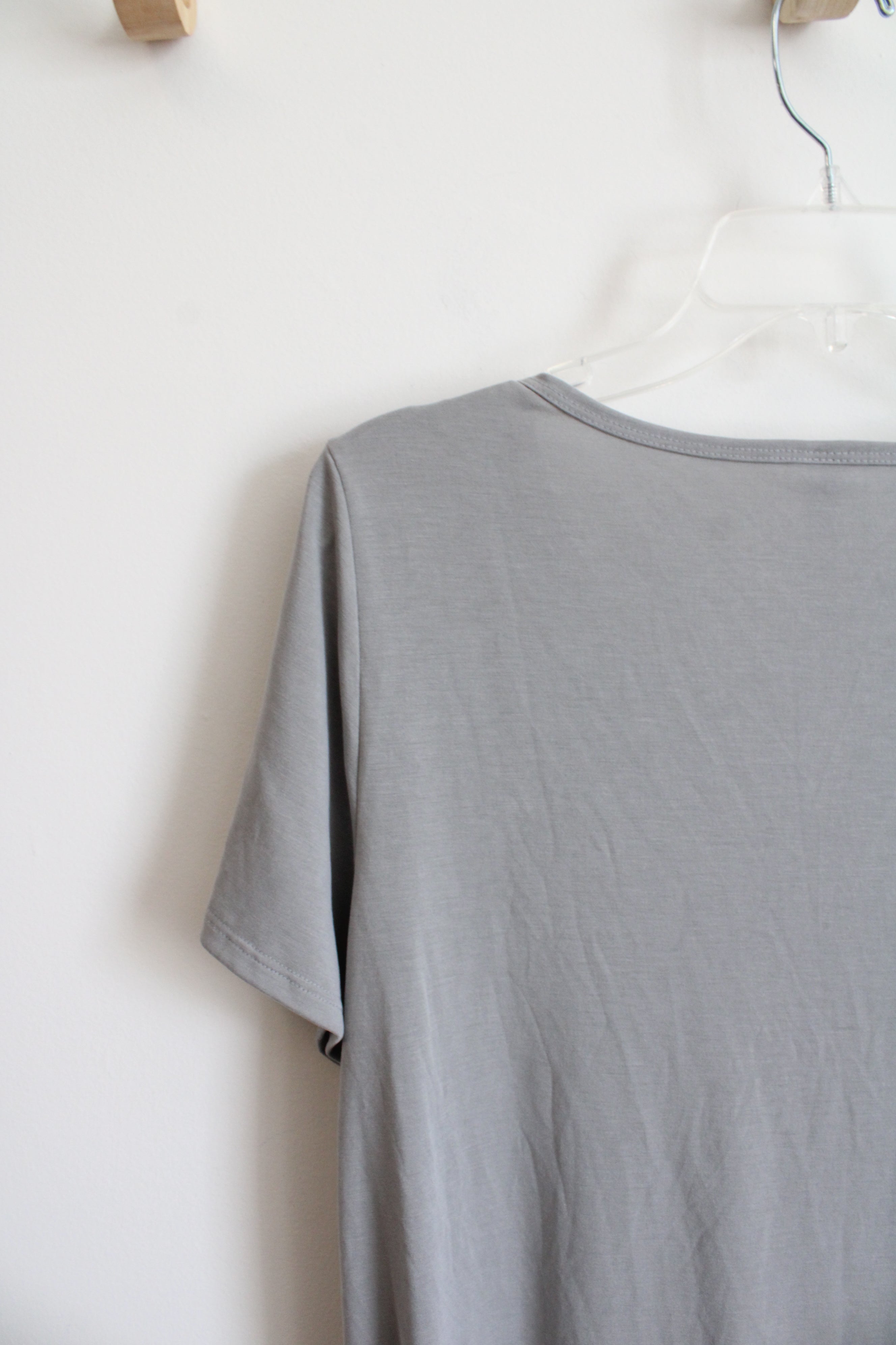 LuLaRoe Gray Tunic Top | M