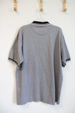 Lee Sport Black & White NY Mets Polo Shirt | XL