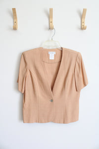 Worthington Petite Orange/Tan Blazer | 6
