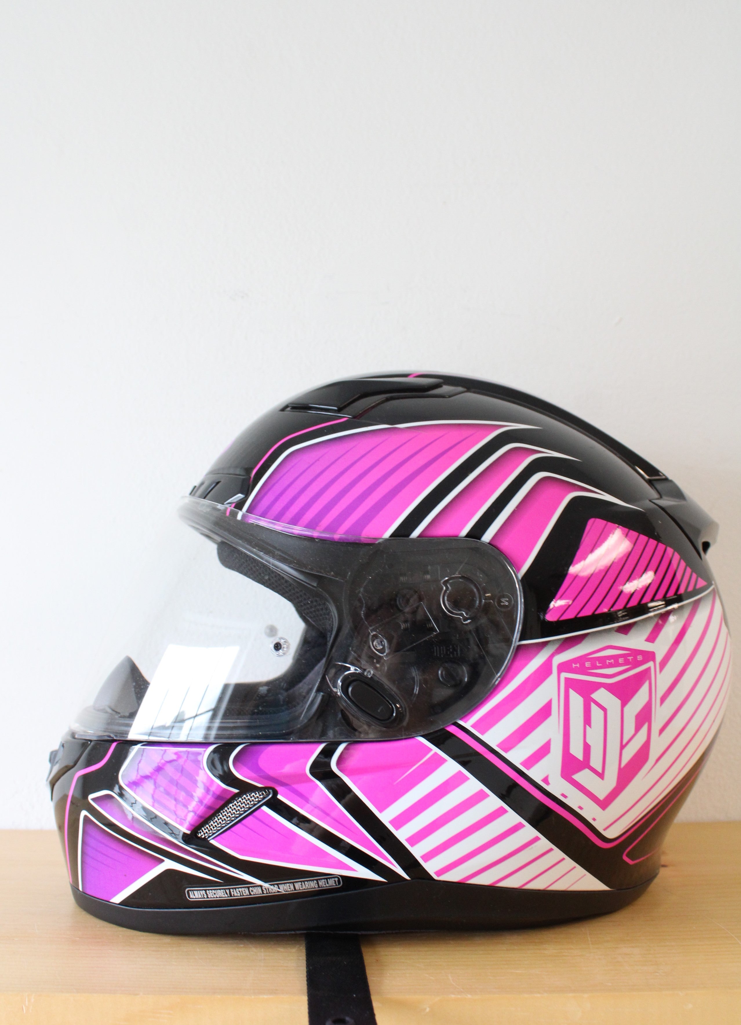 hjc cl-17 helmet xl HJC CL-17 Pink & Black Motorcycle Helmet
