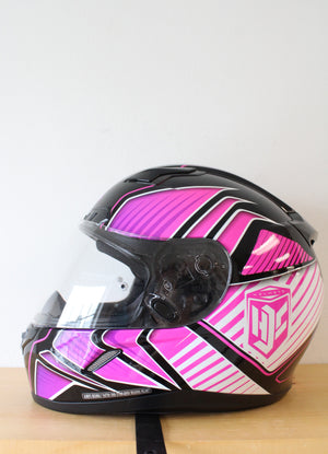 hjc cl17 full face helmet HJC CL-17 Pink & Black Motorcycle Helmet