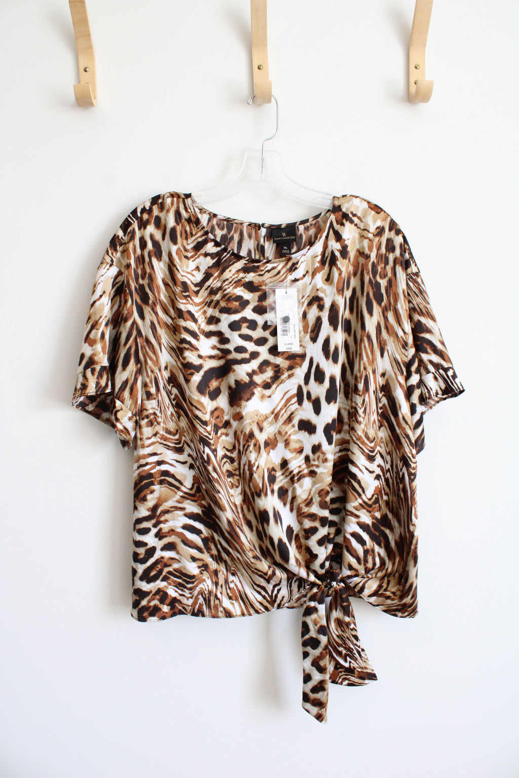 NEW Worthington Animal Print Top | XL