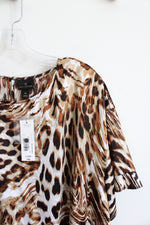 NEW Worthington Animal Print Top | XL