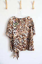 NEW Worthington Animal Print Top | XL