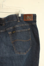 Lee Extreme Motion Dark Wash Athletic Fit Tapered Leg Jeans | 48x30