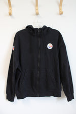 NFL Nike Black Pittsburgh Steelers Full Zip Jacket | L