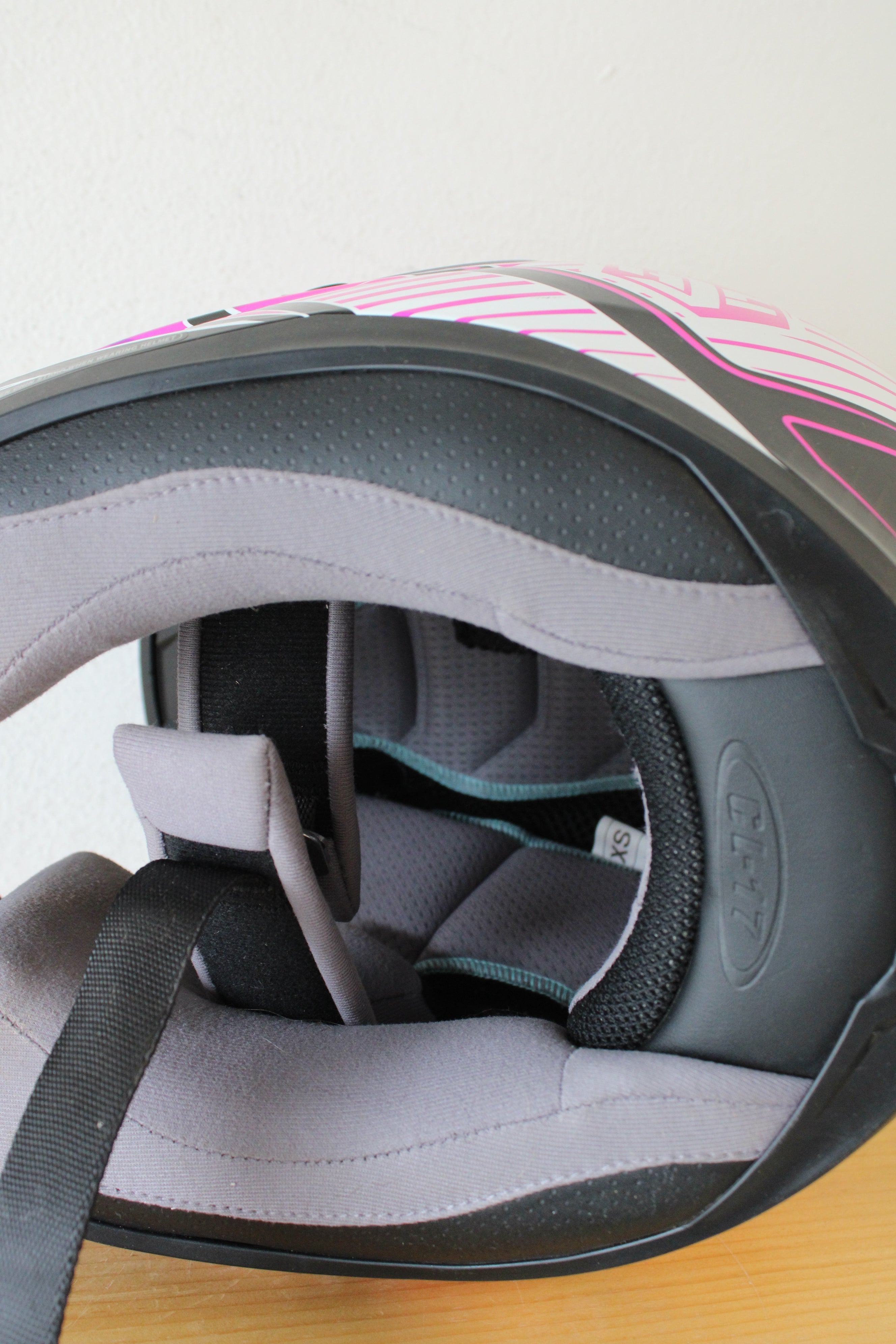 cl-17 hjc helmet HJC CL-17 Pink & Black Motorcycle Helmet