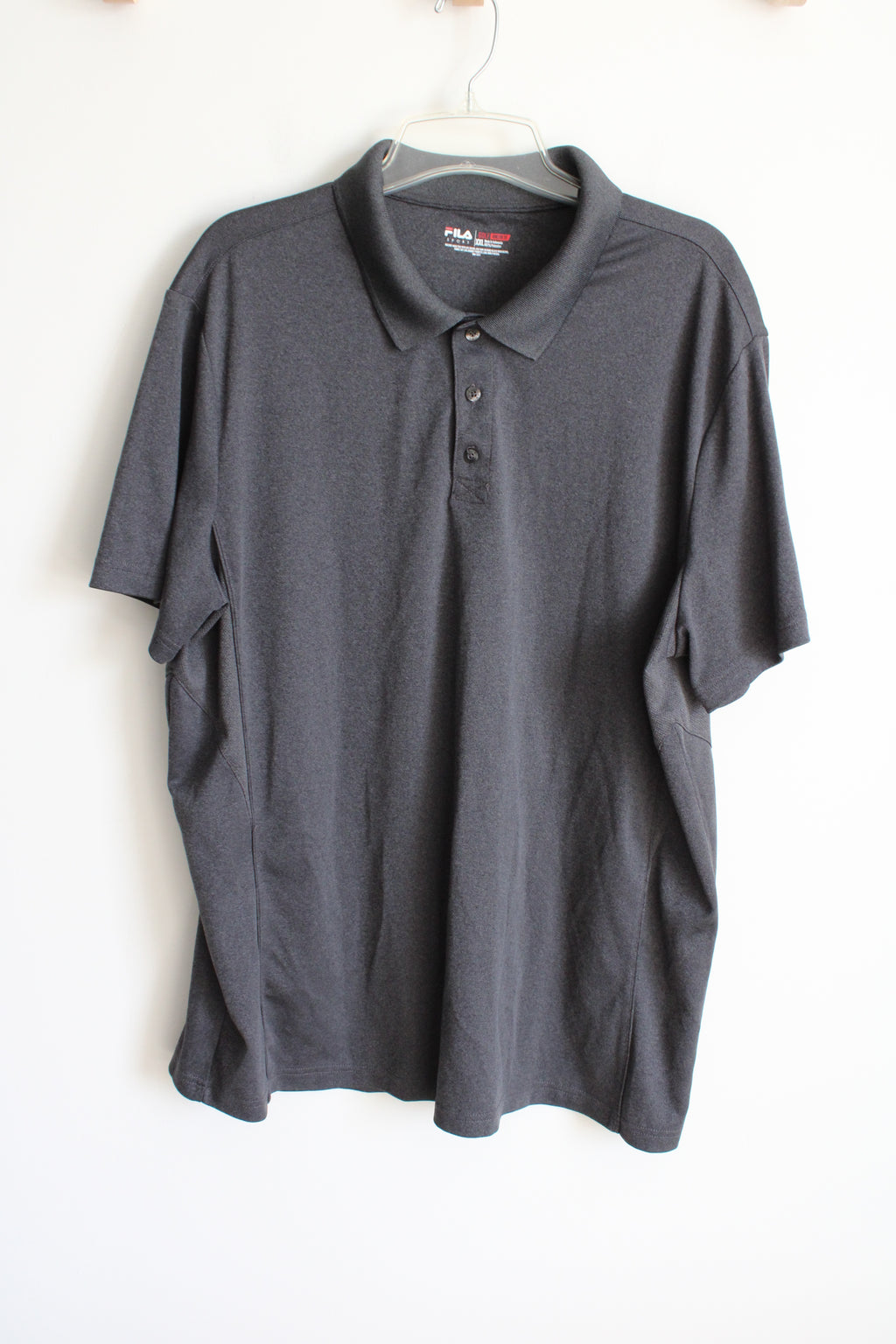 Fila Golf Gray Polo Athletic Fit Shirt | XXL
