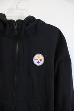 NFL Nike Black Pittsburgh Steelers Full Zip Jacket | L