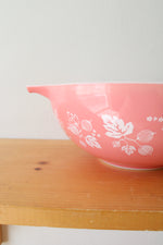 Vintage Pyrex #444 4 Quart Pink Gooseberry Cinderella Bowl