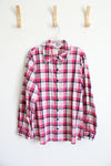 Alia Women Pink Plaid Top | 20W