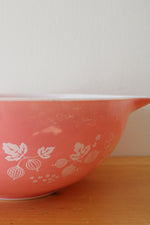 Vintage Pyrex #444 4 Quart Pink Gooseberry Cinderella Bowl