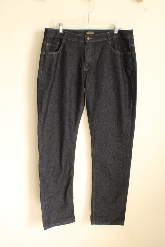Apparel Collection Dark Wash Tapered Leg Jeans | 40x34