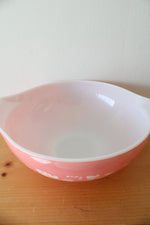 Vintage Pyrex #444 4 Quart Pink Gooseberry Cinderella Bowl