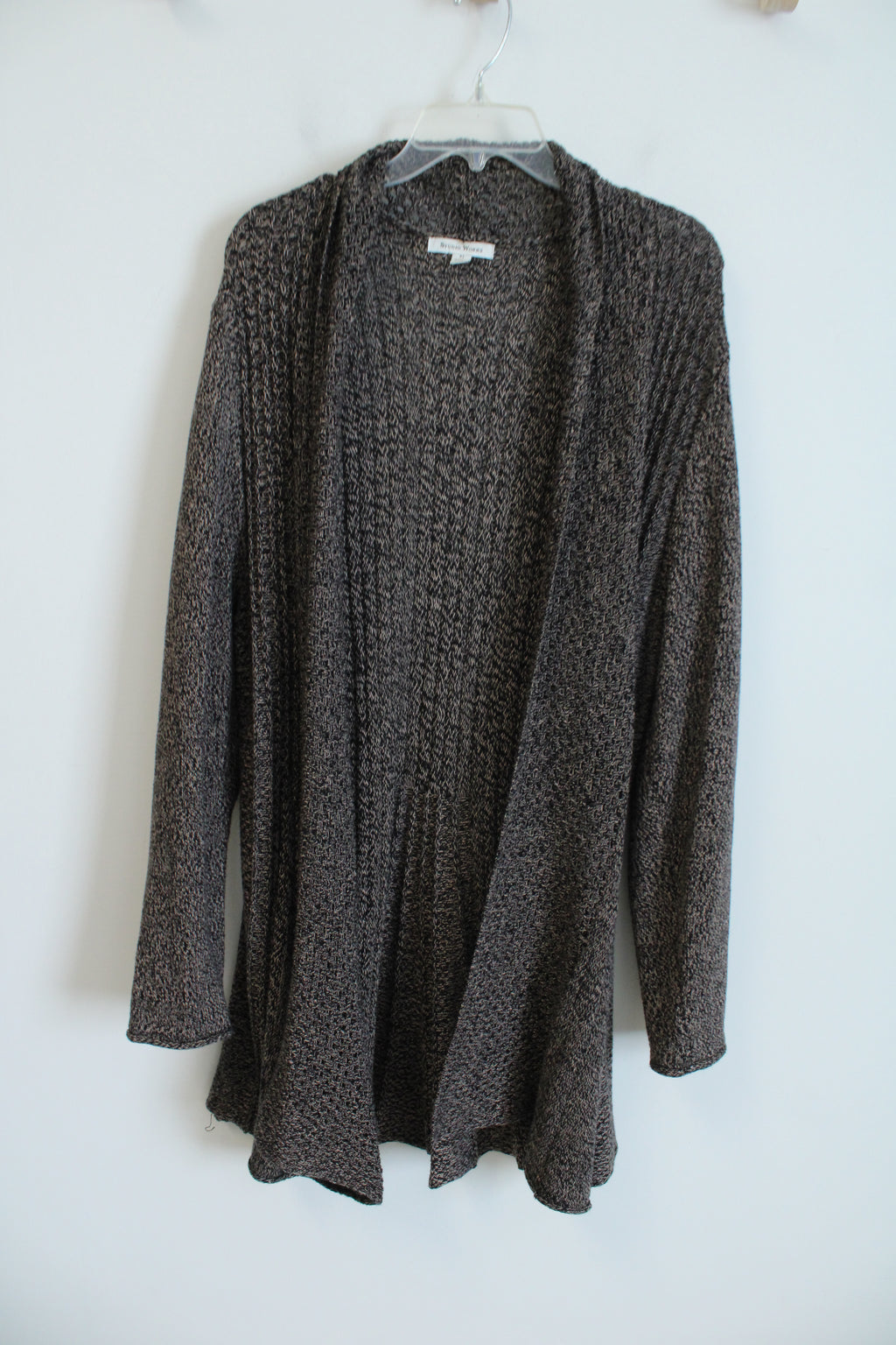 Studio Works Brown Black Knit Cardigan | XL