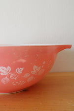 Vintage Pyrex #444 4 Quart Pink Gooseberry Cinderella Bowl