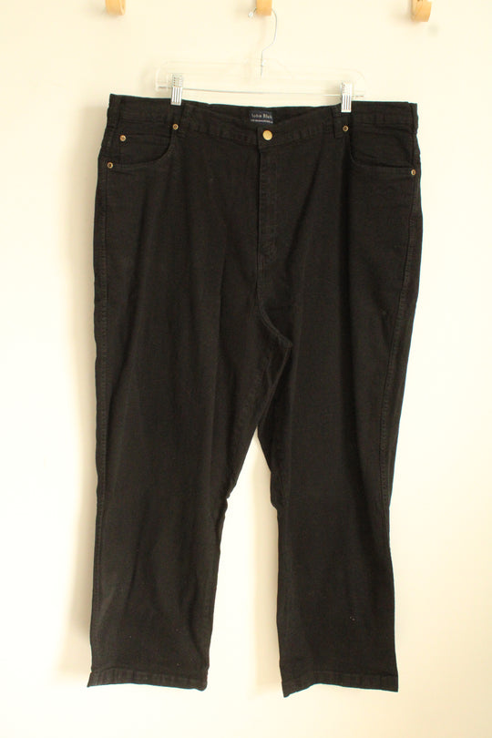 John Blair Black Relaxed Fit Jeans | 42x32